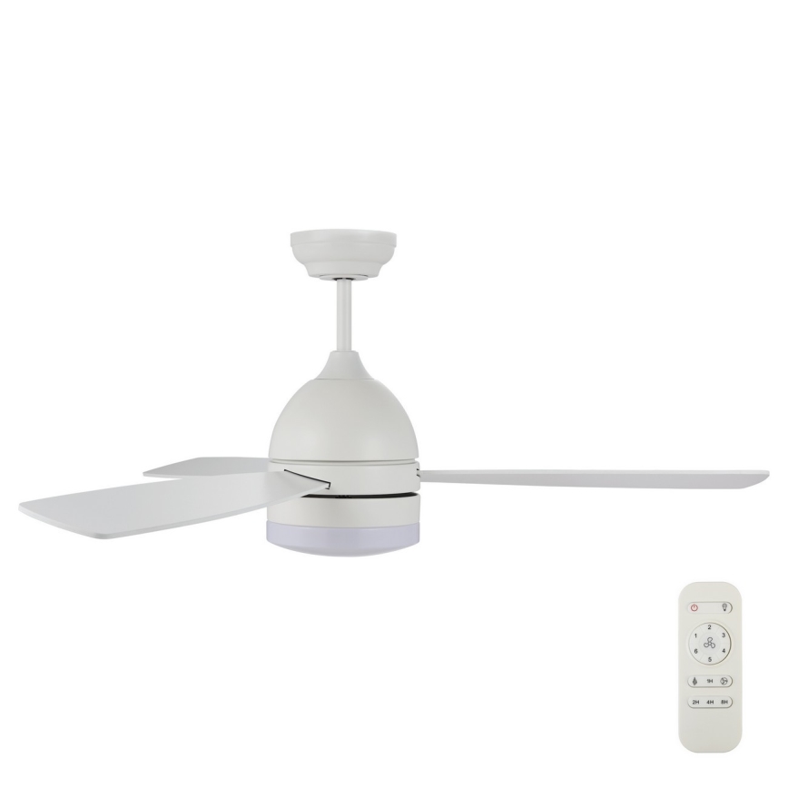 Lucci air 513075 - Ventoinha de teto LED VECTOR LED/25W/230V 3000/4200/6500K branco + comando