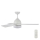 Lucci air 513075 - Ventoinha de teto LED VECTOR LED/25W/230V 3000/4200/6500K branco + comando