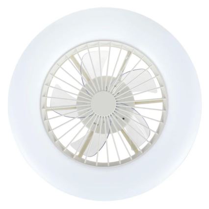 Lucci Air 513200 - Iluminação de teto LED com regulação e ventoinha OSLO LED/20W/230V 3000/4500/6500K branco + comando