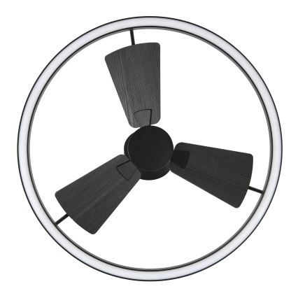 Lucci Air 516124 - Ventoinha de teto LED com regulação CESSNA LED/36W/230V 3000/4000/5000K preto + comando