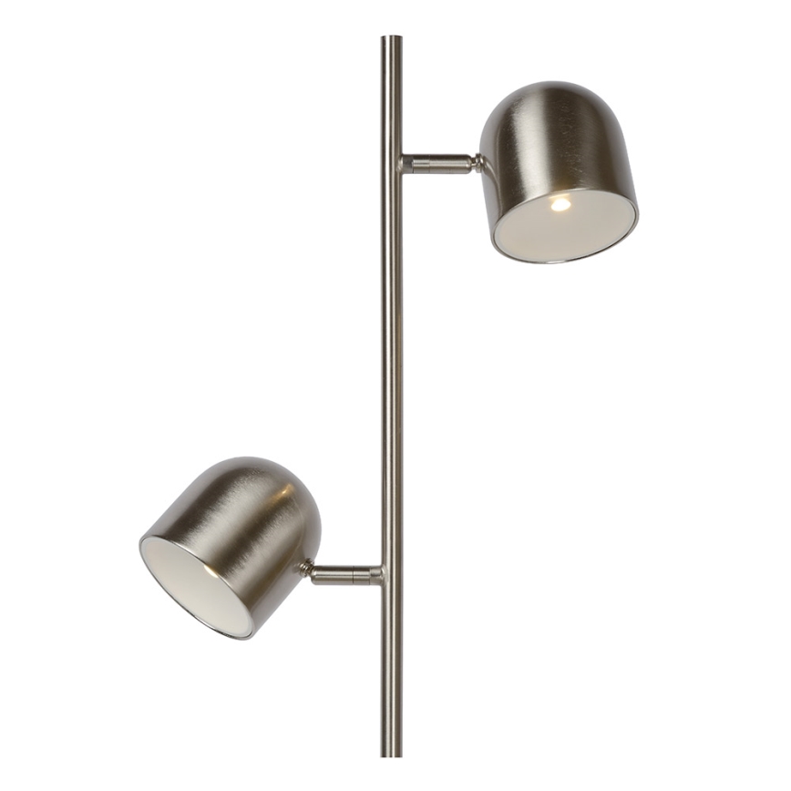 Lucide 03703/10/12 - Candeeiro de chão LED com regulação SKANSKA 2xLED/5W/230V cromado mate