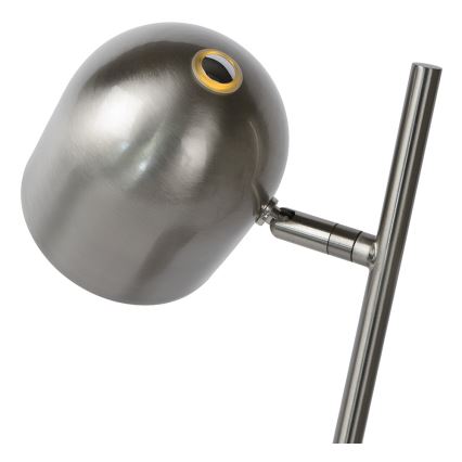 Lucide 03703/10/12 - Candeeiro de chão LED com regulação SKANSKA 2xLED/5W/230V cromado mate