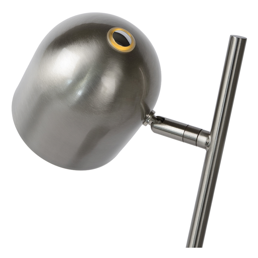 Lucide 03703/10/12 - Candeeiro de chão LED com regulação SKANSKA 2xLED/5W/230V cromado mate