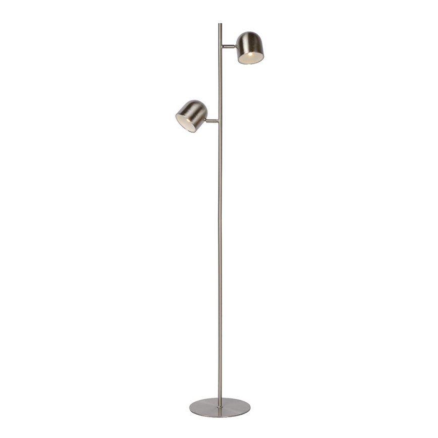 Lucide 03703/10/12 - Candeeiro de chão LED com regulação SKANSKA 2xLED/5W/230V cromado mate
