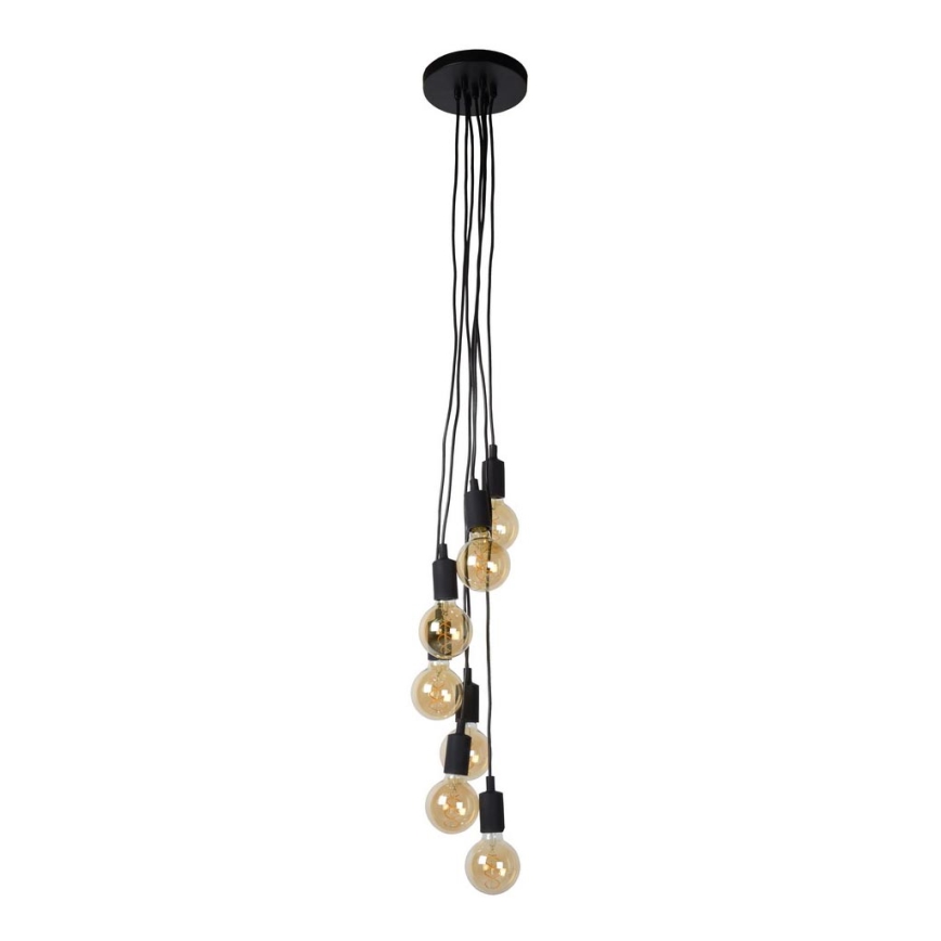 Lucide 08408/07/30 - Candelabro suspenso FIX MULTIPLE 7xE27/60W/230V