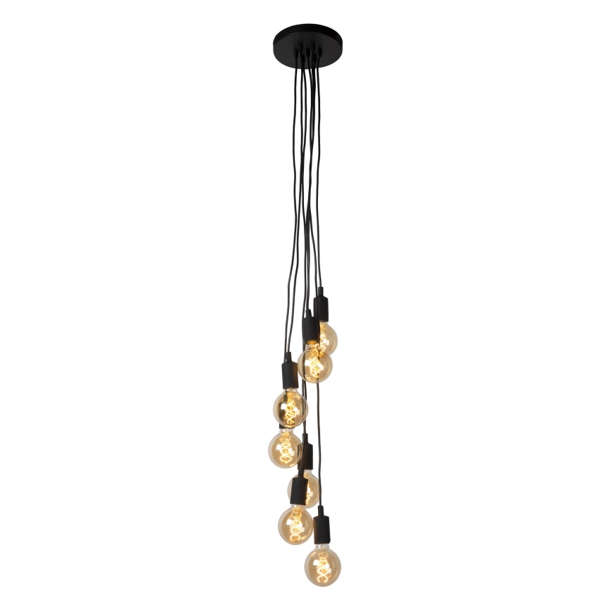 Lucide 08408/07/30 - Candelabro suspenso FIX MULTIPLE 7xE27/60W/230V