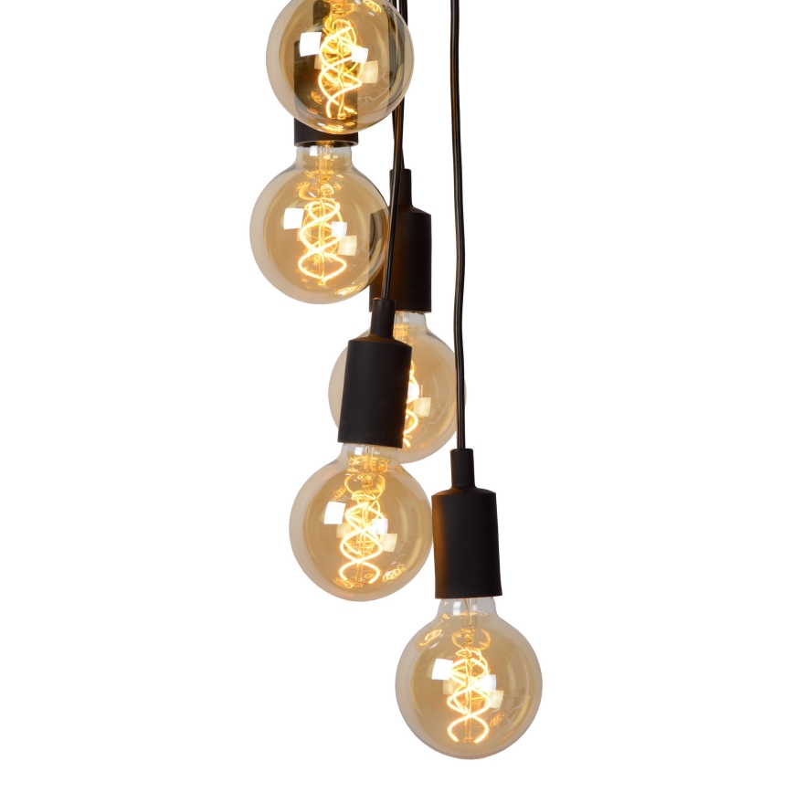 Lucide 08408/07/30 - Candelabro suspenso FIX MULTIPLE 7xE27/60W/230V