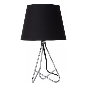 Lucide 47500/81/11 - Candeeiro de mesa GITTA 1xE14/40W/230V preto