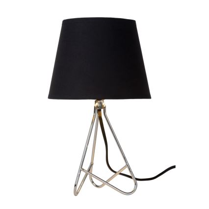 Lucide 47500/81/11 - Candeeiro de mesa GITTA 1xE14/40W/230V preto