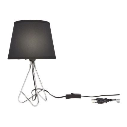 Lucide 47500/81/11 - Candeeiro de mesa GITTA 1xE14/40W/230V preto