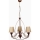 Luminária de corrente CLASSIC 3xE14/40W/230V bronze/bege
