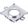 Luminária de embutir 1xGU10/MR16/10W/230V 9x9 cm cromado brilhante