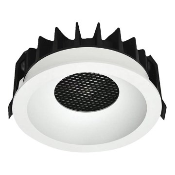 Luminária de embutir LED/12W/230V 3000/4000/6400K Ø 8,6 cm branca