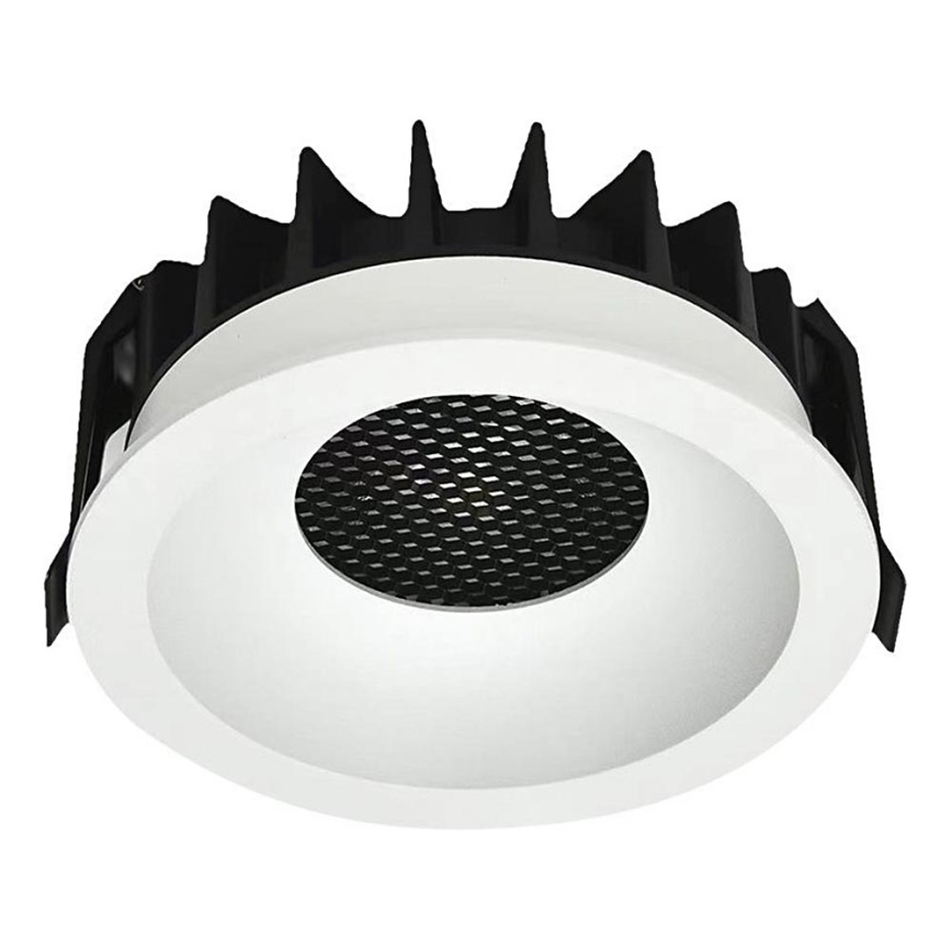 Luminária de embutir LED/12W/230V 3000/4000/6400K Ø 8,6 cm branca