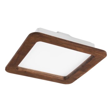 Luminária de embutir LED WOODY SPOT LED/17W/230V 3000K cerejeira 18,5x18,5 cm