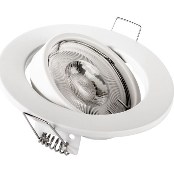 Luminária de encastrar 1xGU10/MR16/10W/230V Ø 9 cm branca