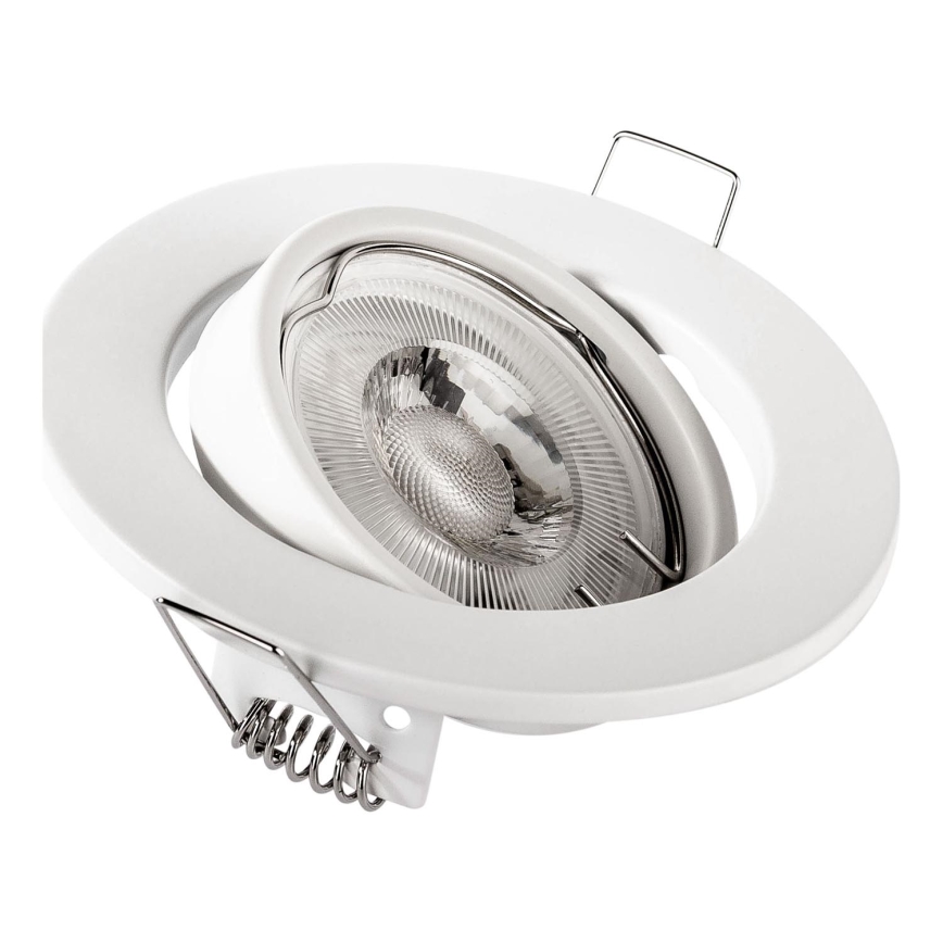 Luminária de encastrar 1xGU10/MR16/10W/230V Ø 9 cm branca