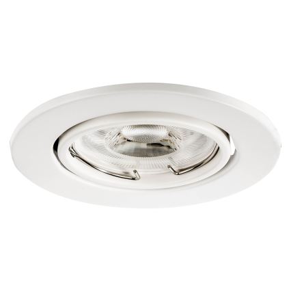 Luminária de encastrar 1xGU10/MR16/10W/230V Ø 9 cm branca