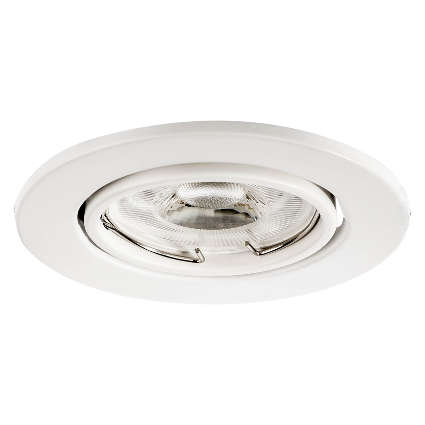 Luminária de encastrar 1xGU10/MR16/10W/230V Ø 9 cm branca
