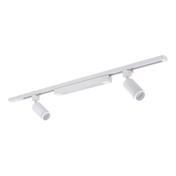 Luminária de LED em sistema de trilho TRACER 2xGU10/10W/230V + LED/20W 1 m branca