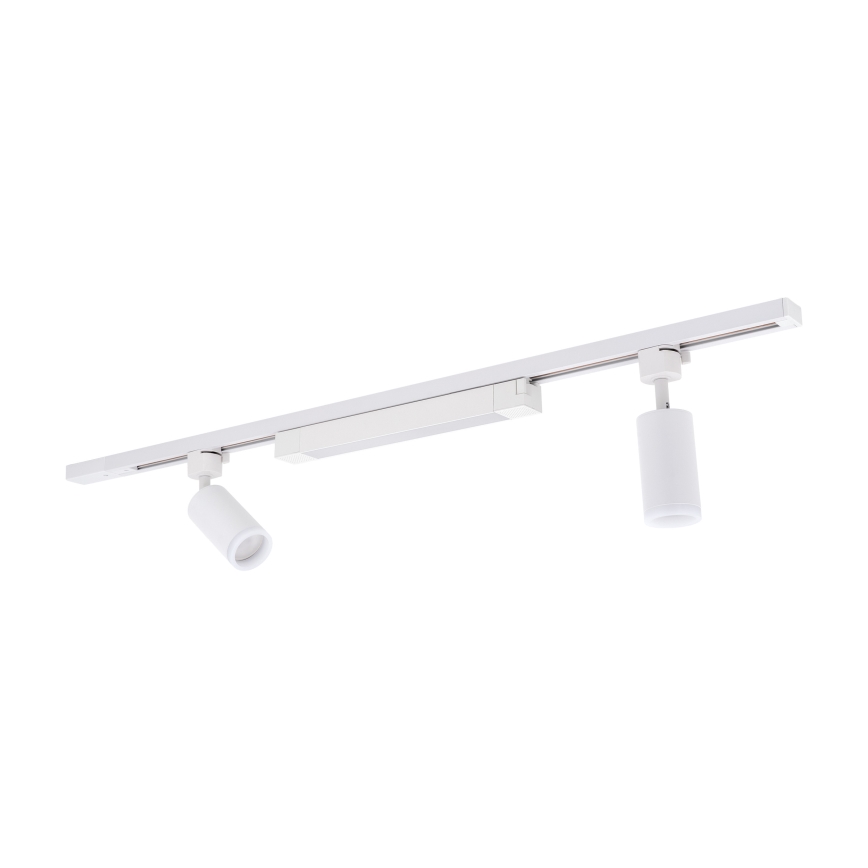 Luminária de LED em sistema de trilho TRACER 2xGU10/10W/230V + LED/20W 1 m branca