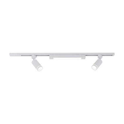 Luminária de LED em sistema de trilho TRACER 2xGU10/10W/230V + LED/20W 1 m branca