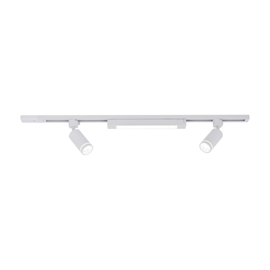 Luminária de LED em sistema de trilho TRACER 2xGU10/10W/230V + LED/20W 1 m branca