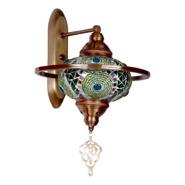 Luminária de mesa YENI 1xE27/40W/230V bronze