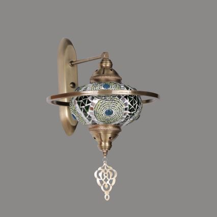 Luminária de mesa YENI 1xE27/40W/230V bronze