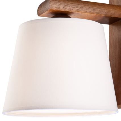 Luminária de parede 1xE27/60W/230V carvalho