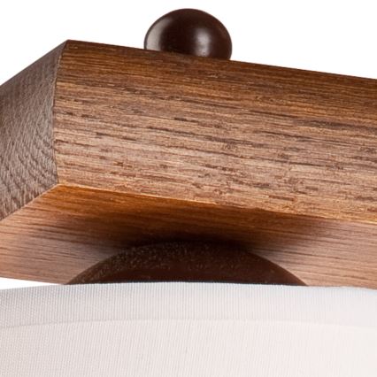 Luminária de parede 1xE27/60W/230V carvalho