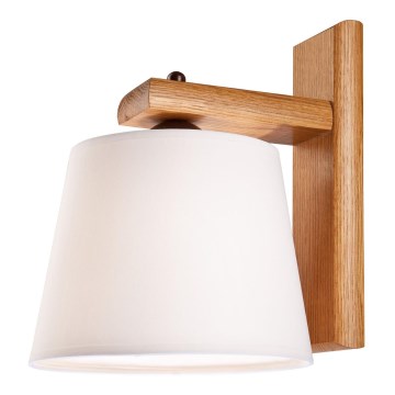 Luminária de parede 1xE27/60W/230V carvalho