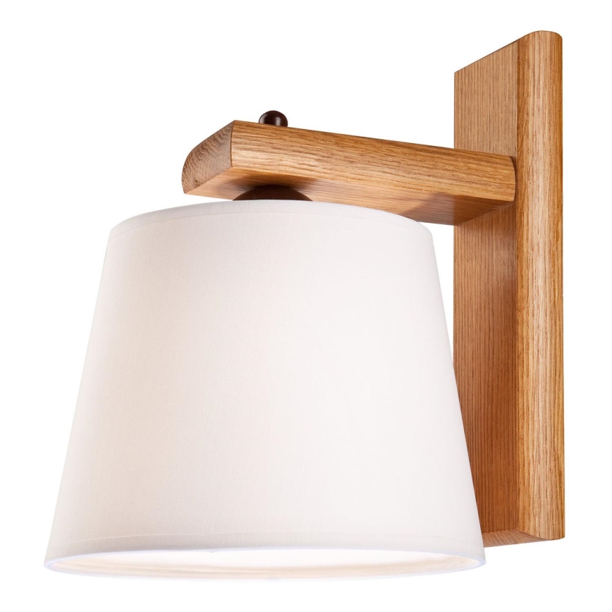 Luminária de parede 1xE27/60W/230V carvalho