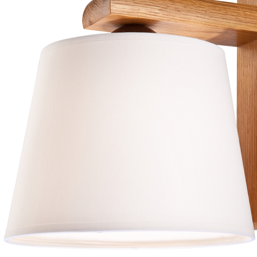 Luminária de parede 1xE27/60W/230V carvalho