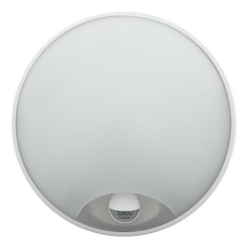 Luminária de parede exterior LED regulável com sensor de movimento LED/15/18/20W/230V 3000K/4000K/6500K IP65 preta/branca