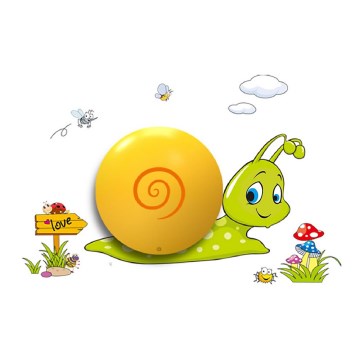 Luminária de parede infantil LED 1xLED/0,6W/3xAAA