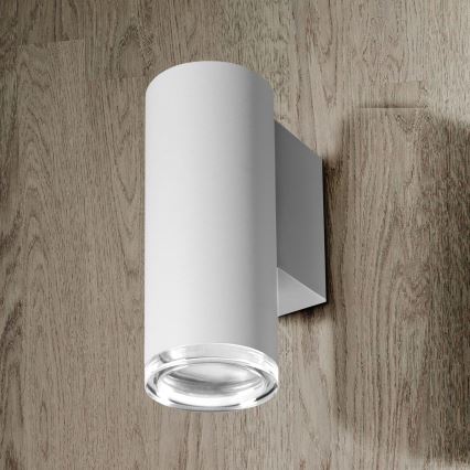 Luminária de parede LED RGBW dimmável para banheiro TURYN 1xGU10/6,5W/230V 2700-6500K Wi-Fi IP44 branca