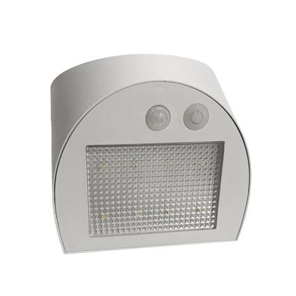 Luminária de parede solar com sensor LED/3W/3,7V 3000/4000K 1200 mAh IP54 branca