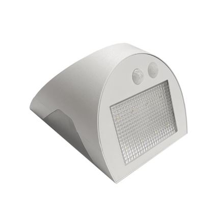 Luminária de parede solar com sensor LED/3W/3,7V 3000/4000K 1200 mAh IP54 branca