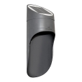 Luminária de Parede Solar LED PALESA LED/1W/3,7V IP65 1800 mAh cinza