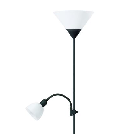 Luminária de piso 1xE27/60W/230V + 1xE14/25W