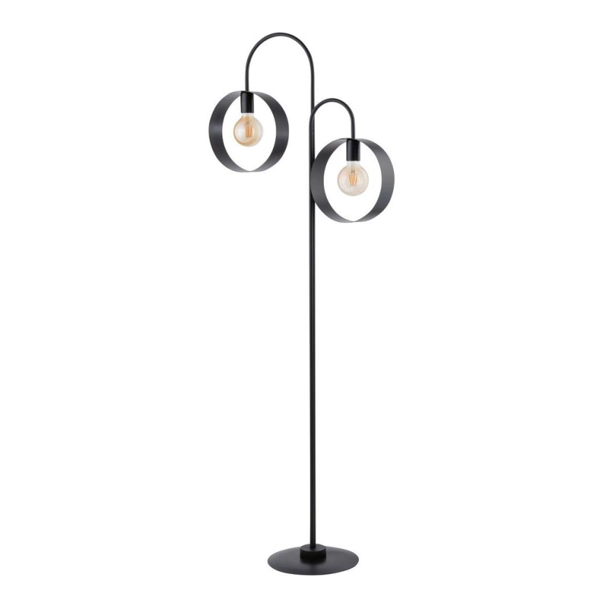 Luminária de piso HAPPY 2xE27/60W/230V preto antigo
