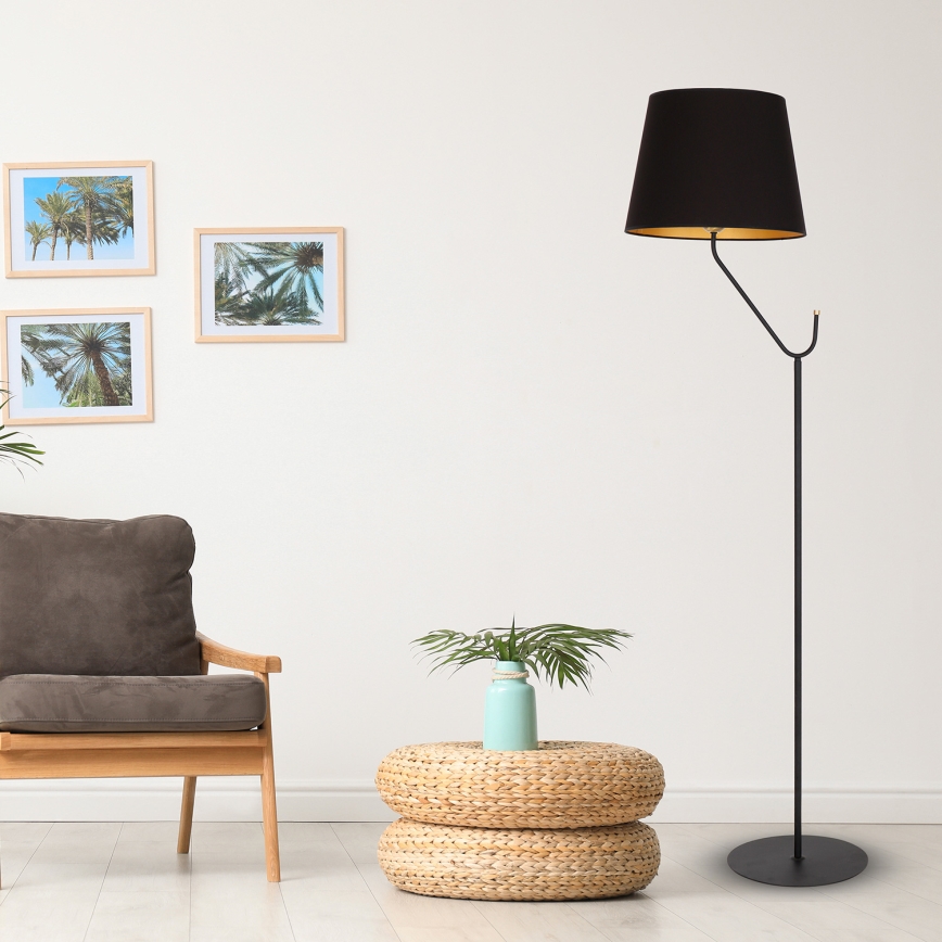 Luminária de piso VICTORIA 1xE27/60W/230V preto antigo
