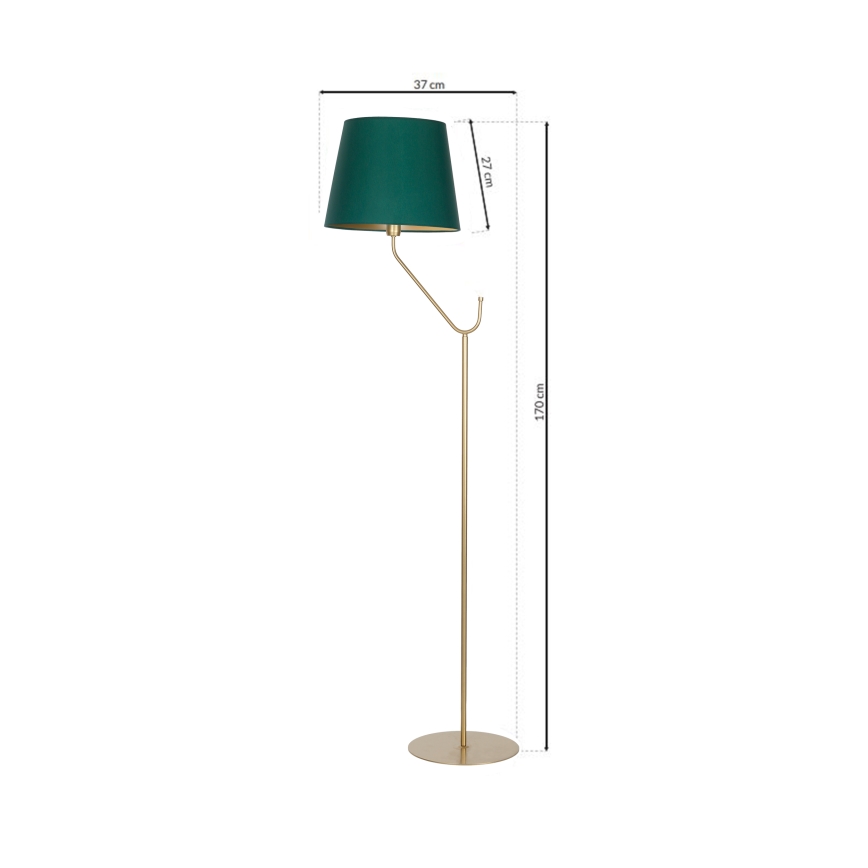 Luminária de piso VICTORIA 1xE27/60W/230V verde