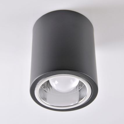 Luminária de ponto dimmável LED RGBW JUPITER 1xE27/6,5W/230V 2700-6500K Wi-Fi diâmetro 9,8 cm preta