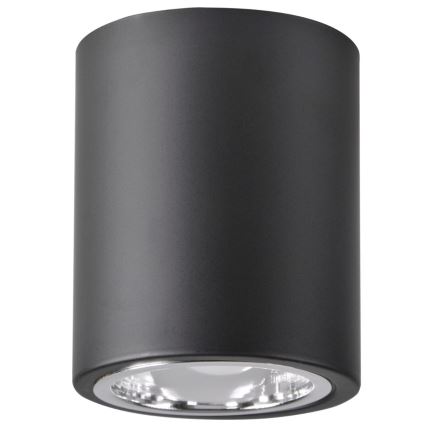 Luminária de ponto dimmável LED RGBW JUPITER 1xE27/6,5W/230V 2700-6500K Wi-Fi diâmetro 9,8 cm preta