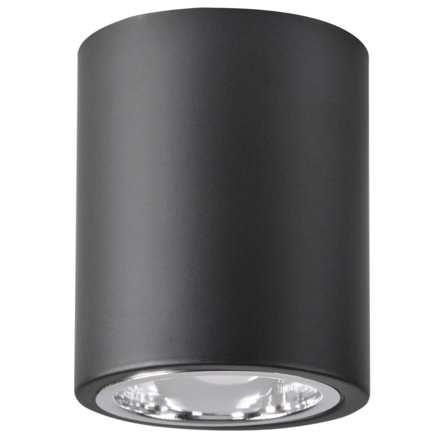 Luminária de ponto dimmável LED RGBW JUPITER 1xE27/6,5W/230V 2700-6500K Wi-Fi diâmetro 9,8 cm preta