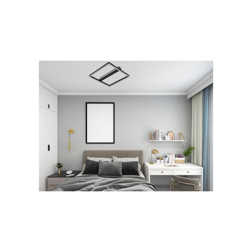 Luminária de tecto LED dimerizável LED/60W/230V 3000-6500K + controlo remoto
