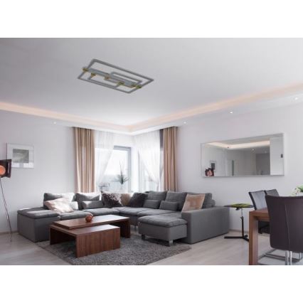Luminária de tecto LED regulável LED/280W/230V 3000-6500K + controlo remoto