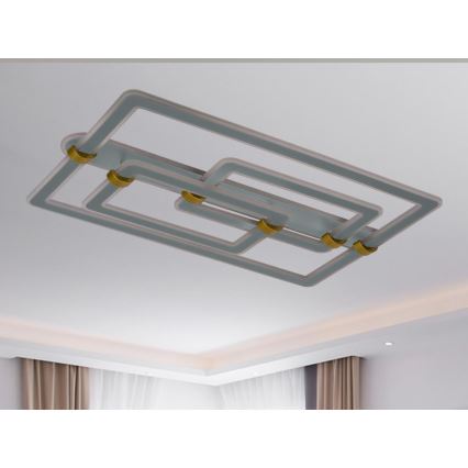 Luminária de tecto LED regulável LED/280W/230V 3000-6500K + controlo remoto